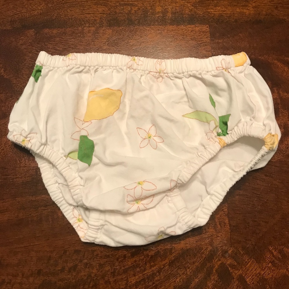 Baby Girl Bloomers Lemon Floral 3-6 Months